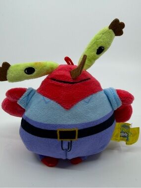 SpongeBob SquarePants Mr. Krabs Plush Toy NWT 2024 Nickelodeon Good Stuff